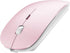 Bluetooth Mouse for iPad Pro, Rechargeable Wireless Mouse for MacBook Pro, MacBook Air, Chromebook, Windows PC (Pink)