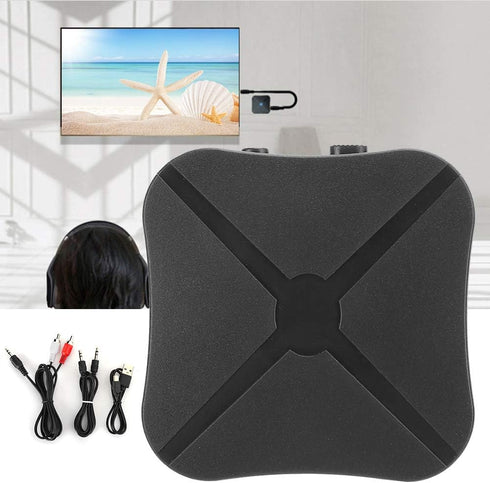 Dpofirs 2 in 1 Bluetooth 5.0 Audio Adapter, Multifunctional Music Receiver Transmitter for Computer and Headphones