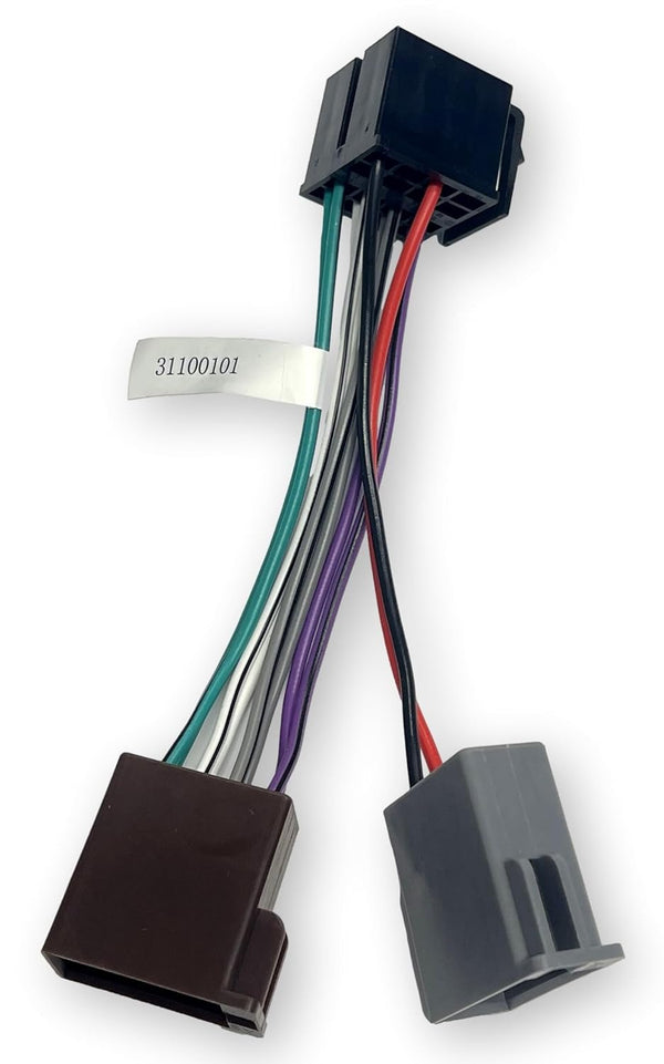 ASA Electronics 31100101 Wire Harness for Jensen Radios JHD22, JHD40BT, JHD12, JHD62, JHD1130, JHD1635BT