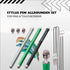 The Friendly Swede Micro-Knit Mesh Tip Capacitive Stylus Pens for Touch Screens with Replaceable Fiber Tip, Stylus Pen for iPad, iPad Pen, iPad Stylus, Styluses, Stylus Pen for iPhone (3 Pack) by The Friendly Swede