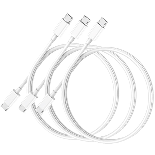 USB C To USB C Charging Cable 60W, 3 Pack 3 Feet Type C Fast Charging Cord for Samsung Galaxy S23 S22 S21