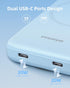Magnetic Power Bank 4-in-1 Wireless Charger 10000mAh, Slim 20W USB-C Fast Charging Battery Pack for iPhone 15/14/13/12,