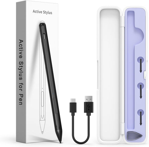 Stylus Pen for HP Envy X360, Pavilion X360, Specter X360, MPP 2.0 Tilt-Active Stylus with 4096 Levels of Pressure