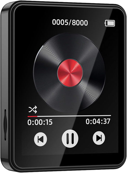 Docooler MP3 MP4 Player with Speaker 2.4 Inch Full Touch Screen BT with