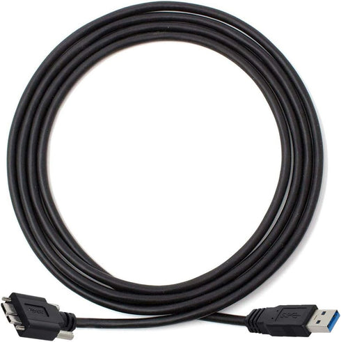 cablecc USB 3.0 A Type Male to Micro USB 3.0 B Male Cable with Mount Panel Screws
