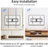 Suptek MT5082 Tilt TV Wall Mount Bracket for Most 37-82 inch TVs, Max 600x400mm VESA, 132lbs Capacity, Low Profile