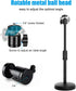 Khazylorr 18 Inch C920 C922 C925e C922x C930e C930 C615 Webcam Stand for Desk, Webcam Tripod Camera Stand with Phone