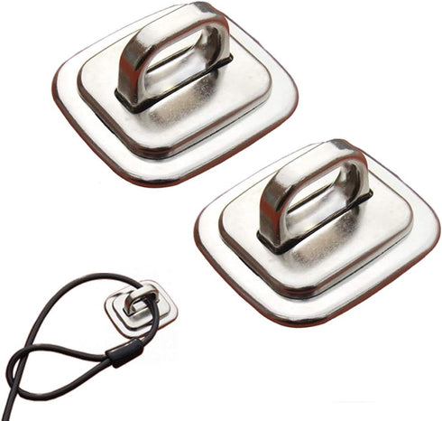 Security Anchor Base Plate for Keyed or Combination Cable Locks, Desk Mount Accessory
