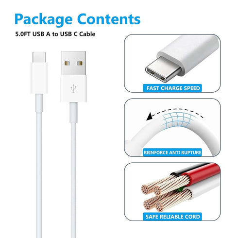 2 Pack iPhone 15 Carplay USB Cable for iPhone 15, 15 Pro Max, Fast Charging Cord