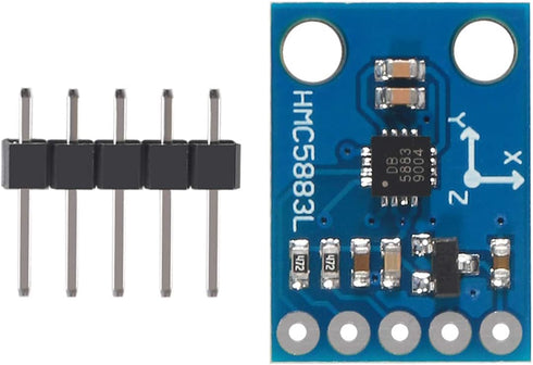 10pcs GY-273 QMC5883L 3-Axis Compass Magnetometer Sensor Board Module IIC/I2C for Arduino 3-5V Power High Accurancy