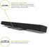 Kanto S10 Low-Profile Angled Sound Bar and Center Channel Speaker Stand for Home Theater, Black