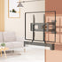 WALI Sound Bar Mount Bracket for Mounting Above or Under TV, Adjustable 3 Angled Extension Arm, Fits Most 23 to 65 Inch