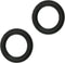 Fielect 2Pcs 3.5inch Foam Speaker Edge Surround Rings Replacement Kit for Speaker Repair, Black