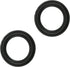 Fielect 2Pcs 3.5inch Foam Speaker Edge Surround Rings Replacement Kit for Speaker Repair, Black