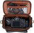 peacechaos Camera Case, Crossbody Shoulder Messenger Bag, Vintage DSLR/SLR/Mirrorless Photography Camera Bag for