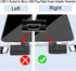 QIANRENON USB C to Micro USB 90° Angle Charging Data Connector, Right Angle Adapter for Phone and Camera