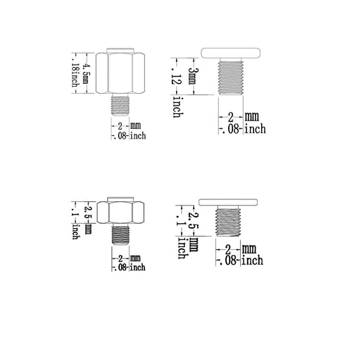 M.2 Screw, HFEIX SSD Mounting Kit with Screwdriver for ASUS Motherboard or ASRock Board NVMe PCIe Driver (7 Pcs)