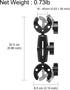 Double Mount Clamp Bracket for Desk Monitor Magic Socket Arm, Photography Accessories Tools