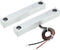 uxcell Rolling Door Contact Magnetic Reed Switch Alarm with 3 Wires for N.O./N.C. Applications MC-58