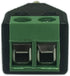 CERRXIAN 3.5mm TS Mono Male to 2 Pin Screw Terminal Female AUX Headphone Replacement Adapter (2-Pack)