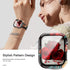 8 Pack Case Compatible for Apple Watch SE Series 6 5 4 3 2, Hard PC Flowers Case with Tempered Glass Protectors