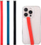 Mabor 3Pcs Reusable Silicone Phone Strap Grip Holder Wireless Charging Compatible Detachable Universal