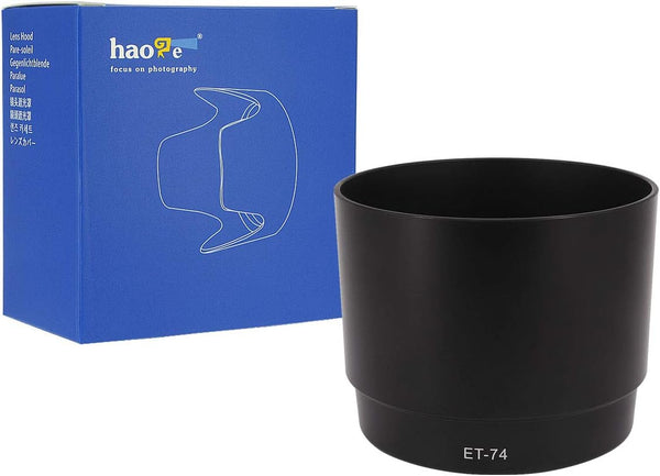 Haoge Bayonet Lens Hood for Canon EF 70-200mm f/4L USM and EF 70-200mm f/4L IS USM, Replaces Canon ET-74