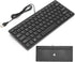USB Wired Keyboard 78 Keys Mini – Portable Ultra Thin Computer Keyboard, Low Noise Waterproof Mechanical Keyboard for
