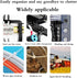 Generic 100 11 pieces of nylon zip ties, double-sided toothed, with a tensile strength of pounds, adjustable