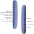 YUEHISY 5.4 30/60min Portable White Noise Sleep Speaker, Bluetooth Pillow Speaker for Sleeping, HiFi Sound Machine