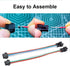 SM 2.5mm Connectors Male Female Plugs Sockets with 22AWG Pre-Crimped Silicone Cables Compatible with JST 2.5mm Pitch Kit