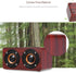 Retro Wooden Bluetooth Speaker - Combination Wireless Dual Loudspeakers, 3D Surround Speaker, Dual 5W Speakers, Redwood
