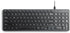 Perixx PERIBOARD-215B US Wired Keyboard, Ultra Slim Scissor Keys, 2 USB-A & USB-C Ports, Detachable Cable, Black