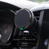mooas Magnetic Car Mount Charger - Max. 15W Fast Wireless Charger with Air Vent Mount, Compatible with iPhone, Galaxy