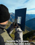 VVDAMAIA 7.9 5.9inFresh (Blue-C-1pc) Creatives Window View Photography Props - Portable Window Frame Photo Prop