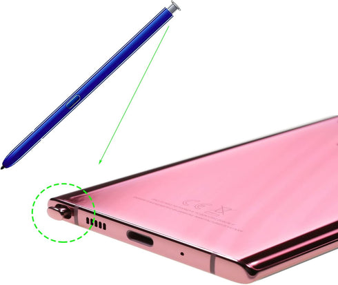 Galaxy Note 10 Stylus Pen Replacement for Samsung Galaxy Note 10 Plus 5G Touch S Pen (Silver/glow) without Bluetooth