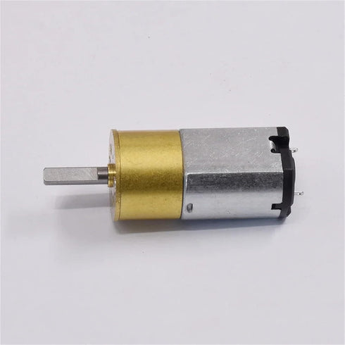 GGGMVGVFL 16mm 5V-12V 28RPM 030 Mini Gear Motor DC Slow Speed Full Metal Gearbox Large Torque Micro Reduction Motor
