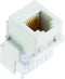 Legrand - OnQ Telephone Keystone Jack RJ25, Male to Male Connector, White, F9042WHV1