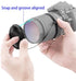 58mm Lens Cap Cover for Canon EF-S 18-55mm f/3.5-5.6 IS II/STM, Compatible for EOS Rebel T7 T6 T5 T8i & More