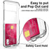 Slim Hard Rugged TPU Edge Case Cover for Galaxy Z Flip 3 with Clear Card Slot, Z POP