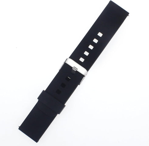 Watch Band/Strap for Pebble Time Smartwatch, Replacement Accessories with Metal Clasps, Silicone Wristband