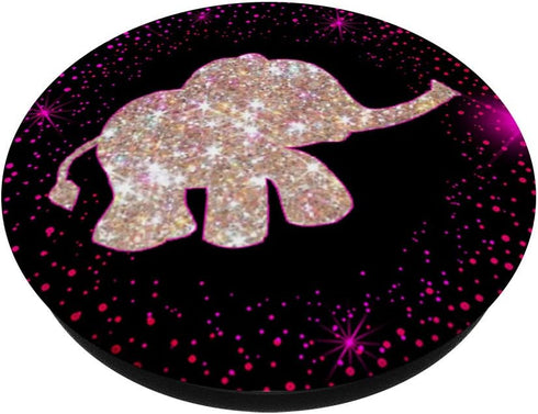 Cute Baby Elephant Women Cool Gift Animal Lover PopSockets PopGrip: Swappable Grip for Phones & Tablets