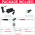 HAASHADA 24V 100-240V 24V 12A 288 Power Supply, Power Transformers, AC to DC Power Supply LED Adapter, Watt Max
