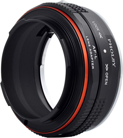 Lens Mount Adapter with Aperture Control Ring for Sony A Minolta AF Lens to Leica L Camera Body, Compatible with SL2