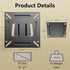 2 Pack Monitor Wall Mount for 14 -27 TVs, Small TV Mount for Computer Monitors, RV TV Mount, Holds up to 33lbs