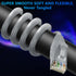Adoreen Cat 6 Ethernet Cable 25 Ft - Gray, Outdoor & Indoor Snagless Round RJ45 Network Cable for Fast Gaming