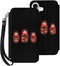 Generic Russian Nesting Dolls Cute PU Flip Phone Wallet Case Card Holder Compatible