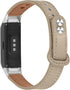 FitTurn Compatible with Samsung Galaxy Fit SM-R370 Fitness Tracker Bands Leather Quick Release Watch Band Strap for Galaxy Fit SM-R370 Fitness Tracker Women Men