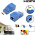 XMSJSIY HDMI Extender, HDMI to RJ45 Converter Repeater Over Cat 5e/6, 1080p up to 30m for HDTV, PS4
