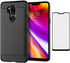 Asuwish LG G7 ThinQ Case with Tempered Glass Screen Protector, Silicone Phone Accessories for LGG7
